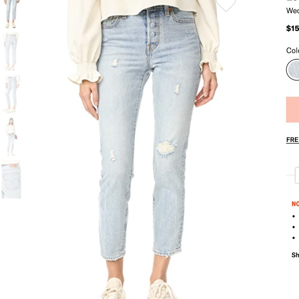 Levis Wedgie Icon Selvedge Jeans